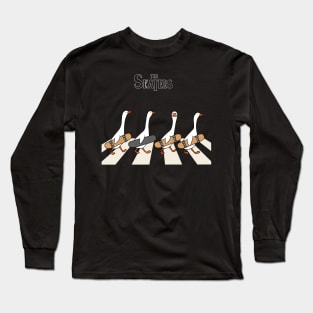 The Skaters On Abbey Road #Duck Long Sleeve T-Shirt